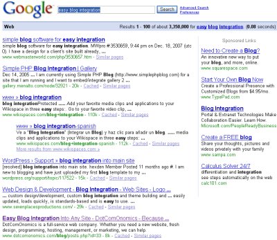 #6 on google in one month